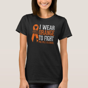 Ik Draag Oranje tegen multiple sclerose T-shirt