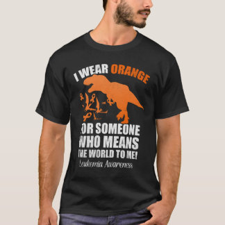 Ik Draag Oranje voor iemand die de wereld voor mij T-shirt