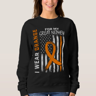 Ik draag oranje voor mijn achterneef Leuke Awarene Trui