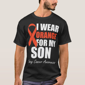 Ik Draag Oranje voor mijn jeugdige kanker T-shirt