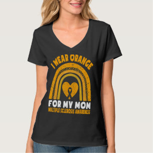 Ik Draag Oranje voor mijn mama multiple sclerose w T-shirt