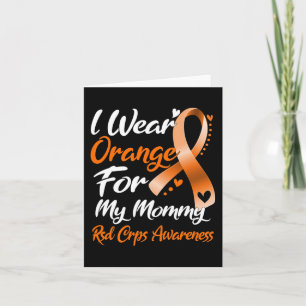 Ik Draag Oranje voor mijn mammie rsd crps bewustzi Kaart