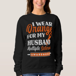 Ik Draag Oranje voor mijn man multiple sclerose AW Trui