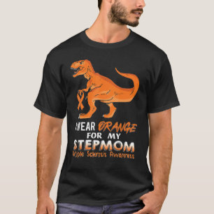 Ik Draag Oranje voor mijn moeder Dinosaur multiple T-shirt