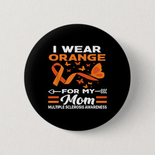 Ik Draag Oranje voor mijn moeder mevrouw Multiple Ronde Button 5,7 Cm
