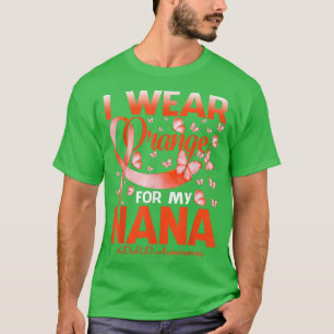 Ik Draag Oranje voor mijn Nana ADHD-bewustmakingsv T-shirt