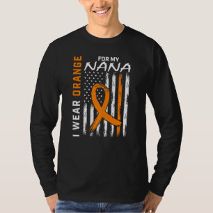 Ik Draag Oranje voor mijn Nana Multiple Sclerosis  T-shirt