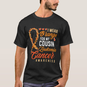 Ik Draag Oranje voor mijn nicht leukemiekankerware T-shirt