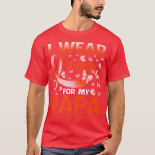 Ik Draag Oranje voor mijn papieren ADHD-bewustmaki T-shirt
