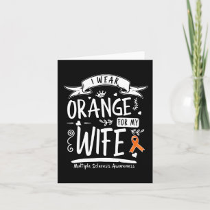 Ik Draag Oranje voor mijn vrouw mevrouw Multiple S Kaart
