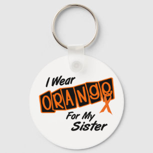 Ik Draag Oranje voor mijn zus 8 Sleutelhanger