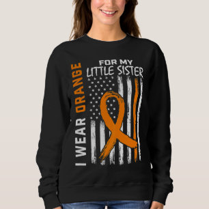 Ik Draag Oranje Voor Mijn Zusje Leukemie Bewustzij Trui