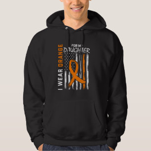 Ik draag oranje voor Multiple Sclerose bewustzijn Hoodie