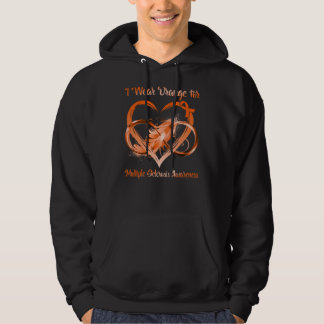 Ik Draag Oranje voor multiple sclerose waakzaamhei Hoodie