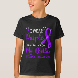 Ik Draag Paars geheugen van een breder bewustzijn T-shirt