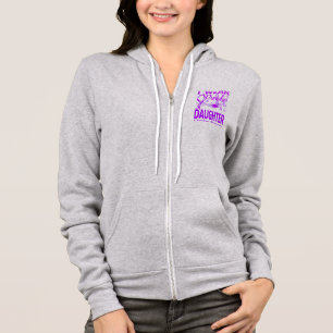 Ik Draag Paars in geheugen voor mijn dochter overd Hoodie