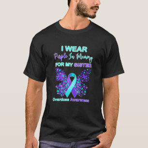 Ik Draag Paars in geheugen voor mijn zuster Overdo T-shirt