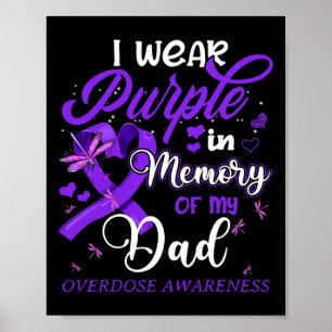 Ik Draag Paars in herinnering voor mijn vader over Poster