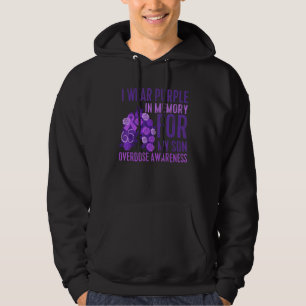 Ik Draag Paars in herinnering voor mijn zoon Overd Hoodie