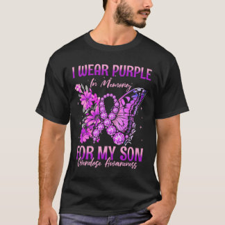 Ik Draag Paars in herinnering voor mijn zoon Overd T-shirt