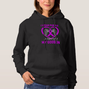 Ik Draag Paars ter nagedachtenis van Godson Epilep Hoodie