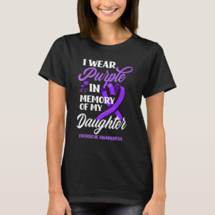 Ik Draag Paars ter nagedachtenis van mijn dochter T-shirt