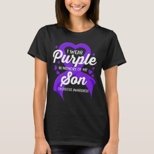 Ik Draag Paars ter nagedachtenis van mijn zoon Awa T-shirt