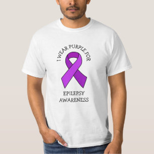 Ik Draag Paars voor Epilepsy Bewustheid T-shirt