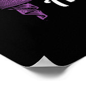 Ik draag Paars voor Lupus Awareness Poster (Hoek)