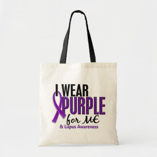 Ik Draag Paars voor me 10 lupus Tote Bag