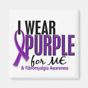 Ik Draag Paars voor mij 10 fibromyalgie Magneet