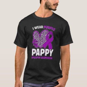 Ik Draag Paars voor mijn apathie Epilepsy Bewustma T-shirt