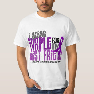 Ik Draag Paars voor mijn beste vriend 6 de ziekte  T-shirt