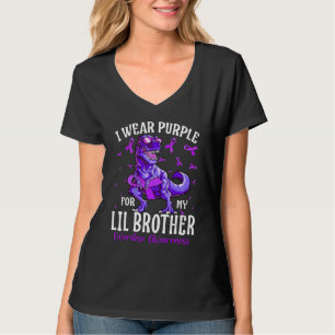 Ik Draag Paars Voor Mijn Broertje Overdosis Bewust T-shirt