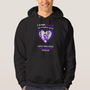 Ik Draag Paars voor mijn grote dochter Lupus Aware Hoodie