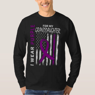Ik Draag Paars Voor Mijn Kleinzoon Epilepsie Bewus T-shirt