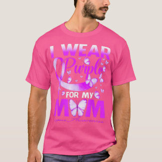 Ik Draag Paars voor mijn mama Lupus Awareness Butt T-shirt
