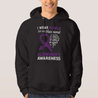 Ik Draag Paars voor mijn man Alzheimer. Hoodie