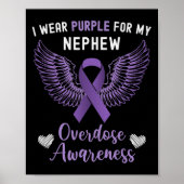 Ik Draag Paars voor mijn neusinfectie Poster (Voorkant)