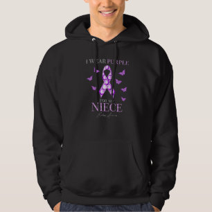 Ik Draag Paars voor mijn nichtepilepsy Bewustheid  Hoodie