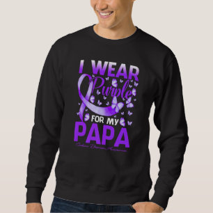Ik draag paars voor mijn papa Crohn's en ziekte be Trui