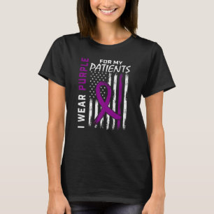 Ik Draag Paars voor mijn patiënten die epilepsie o T-shirt