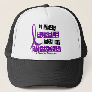 Ik Draag Paars voor mijn schoonbroer 37 epilepsie Trucker Pet