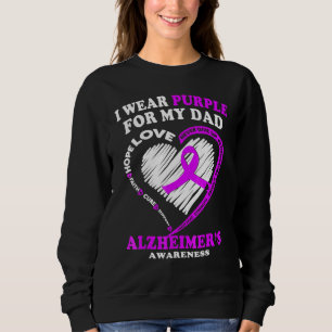 Ik Draag Paars voor mijn vader Alzheimer's dementi Trui