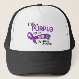 Ik Draag Paars voor mijn vrouw 42 lupus Trucker Pet