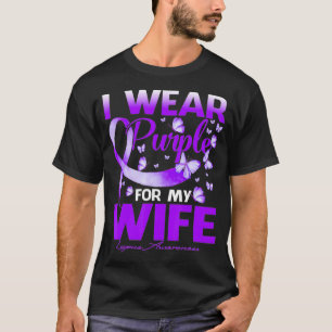 Ik Draag Paars voor mijn vrouw Lupus Awareness But T-shirt