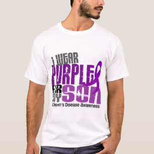 Ik Draag Paars voor mijn zoon 6 de ziekte van Croh T-shirt