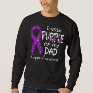 Ik Draag Paars voor papa Paarse Ribbon Lupus Aware Trui