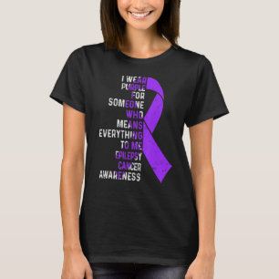 Ik Draag Paarse Ribbon Epilepsy Awareness Support T-shirt