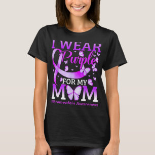Ik Draag Paarse voor mijn moeder fibromyalgie bewu T-shirt
